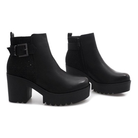 Bottes Chaudes Sur Un Poteau J2009 Noir le noir 4