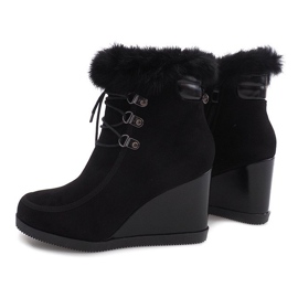 Bottes Chaudes Sur Compensée J-6 Noir le noir 1