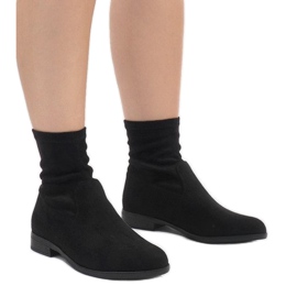 Bottines Daim Jodhpur XQ99 Noir le noir 2