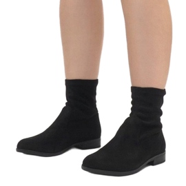 Bottines Daim Jodhpur XQ99 Noir le noir 1
