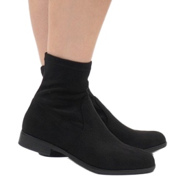 Bottines Daim Jodhpur XQ99 Noir le noir 3