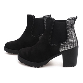 Bottes Chaudes Sur Un Poteau C308 Noir le noir 4