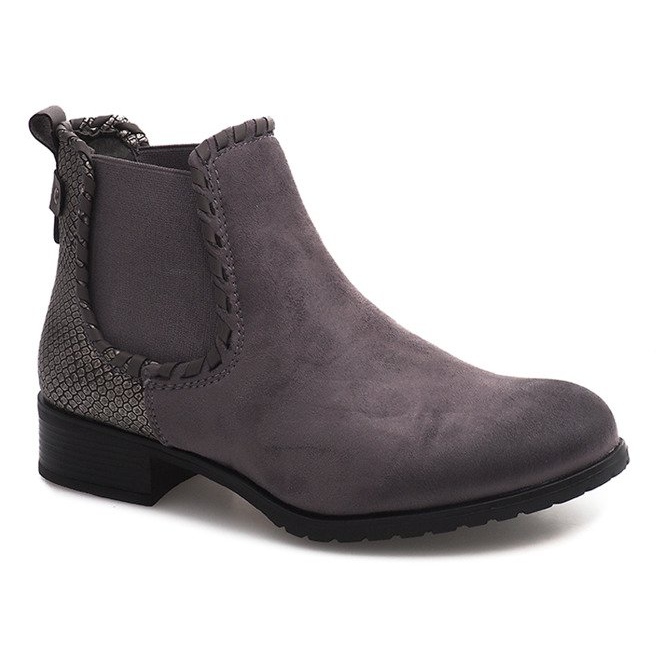 Bottes chaudes C307 Gris 2