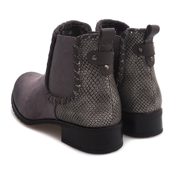 Bottes chaudes C307 Gris 1