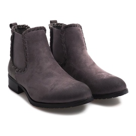 Bottes chaudes C307 Gris 3