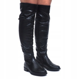 Bottes Élégantes A-8NR2 Noir le noir 3