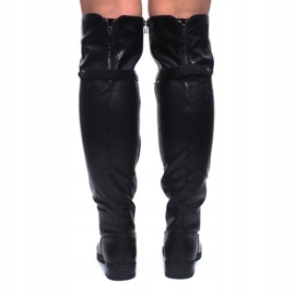 Bottes Élégantes A-8NR2 Noir le noir 5