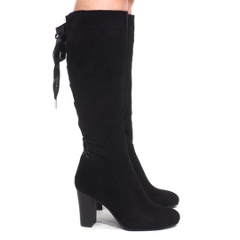 Bottines En Daim On A Bar B02 Noir 2
