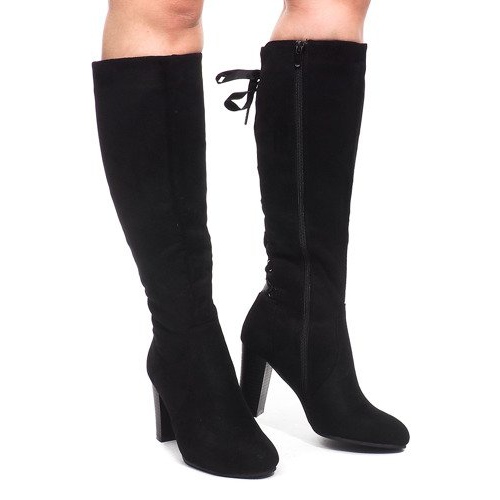 Bottines En Daim On A Bar B02 Noir 1