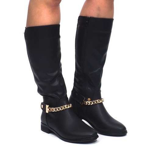 Bottes Saszki Bottes CD1402 Noir le noir 1