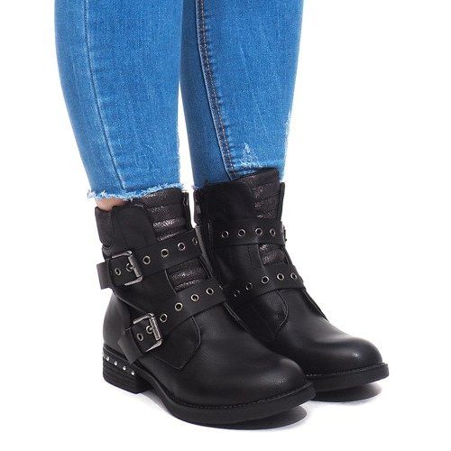 Bottes Chaudes Avec Boucle M170 Noir le noir 2