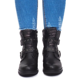 Bottes Chaudes Avec Boucle M170 Noir le noir 1