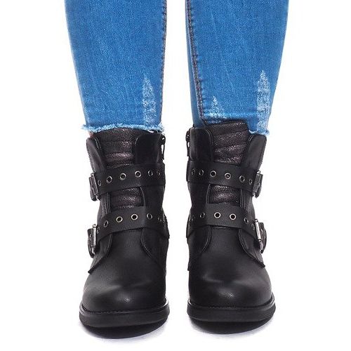 Bottes Chaudes Avec Boucle M170 Noir 1