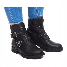 Bottes Chaudes Avec Boucle M170 Noir le noir 3