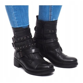 Bottes Chaudes Avec Boucle M172 Noir le noir 4