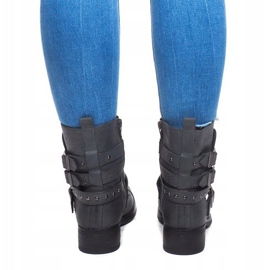 Bottes Chaudes Avec Une Boucle M172 Gris 4