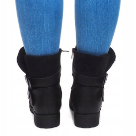 Bottes Chaudes Avec Boucle B0-178 Noir le noir 3