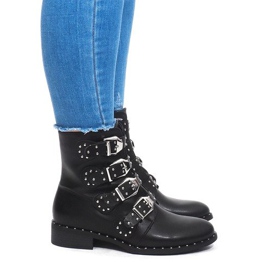 Bottes Chaudes Avec Boucle 6205-1 Noir le noir 4