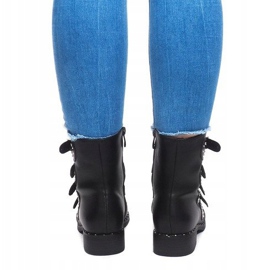 Bottes Chaudes Avec Boucle 6205-1 Noir le noir 5