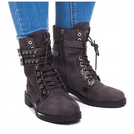 Bottines Daim A-52 Gris 4