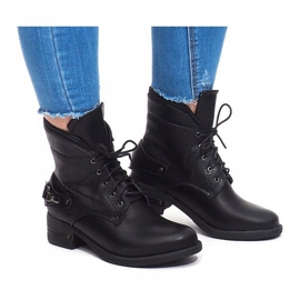 Bottines à Lacets V-7 Noir 1