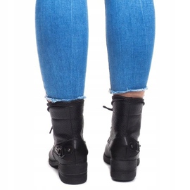 Bottines à Lacets V-7 Noir le noir 2