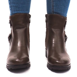 Bottes chaudes 3108 Camel brun 2