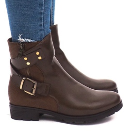 Bottes chaudes 3108 Camel brun 3
