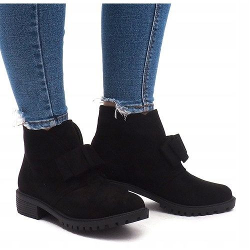 Bottes en Daim AT-0625 Noir le noir 1