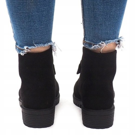 Bottes en Daim AT-0625 Noir le noir 2