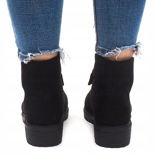 Bottes en Daim AT-0625 Noir le noir 2