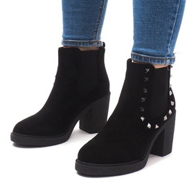 Bottes chaudes Sur un poteau RC-21 Noir le noir 1