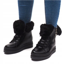 Baskets chaudes SJ665-1 Noir le noir 2