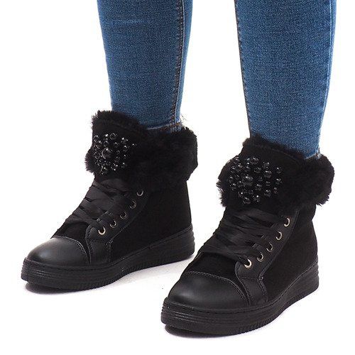 Baskets Chaudes KB-045 Noir le noir 1