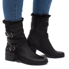 Bottes Chaudes Avec Boucle 3140 Noir le noir 4
