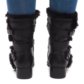 Bottes Chaudes Avec Boucle 3140 Noir 1