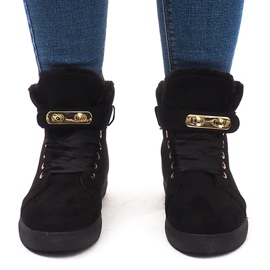 BM Baskets Chaudes BOK-1122 Noir 2