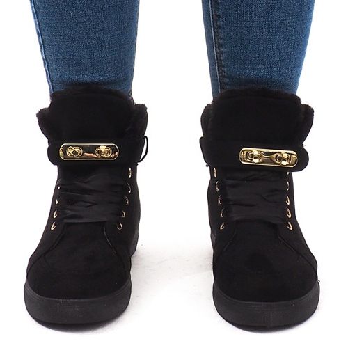 BM Baskets Chaudes BOK-1122 Noir le noir 2