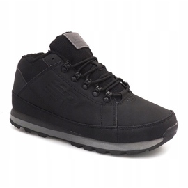 Bottes de neige chaudes 9WCH-17001 Noir le noir 1