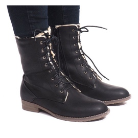 Bottes chaudes W159 Noir le noir 1
