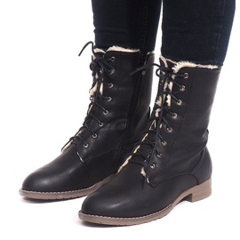 Bottes chaudes W159 Noir le noir 4