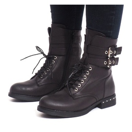 Bottes chaudes 977-PA Noir le noir 2