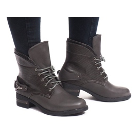 Bottes à la mode V-7 Gris 5