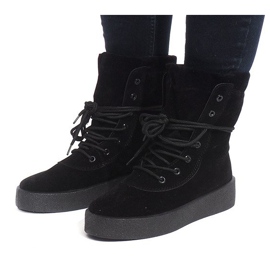Bottes Creepersy 982-PA noires le noir 1 Bottes Creepersy 982-PA noires le noir 1