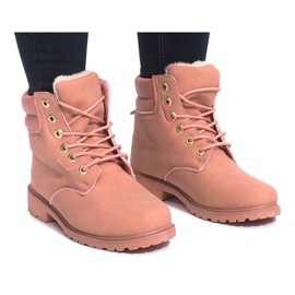 Bottes en bois chaudes KS-17 Rose 1