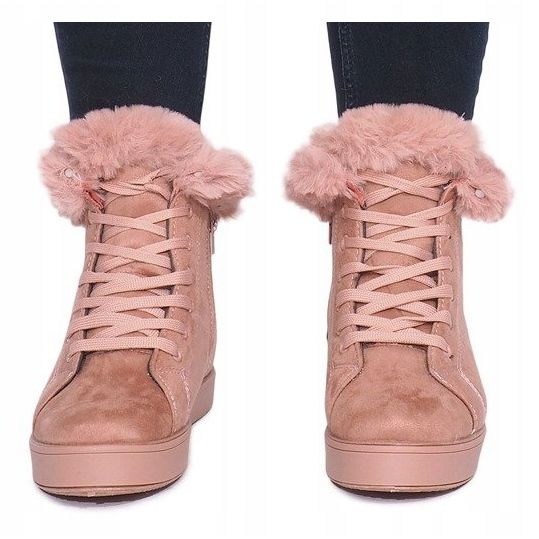 Baskets Chaudes XY-288 Rose 1