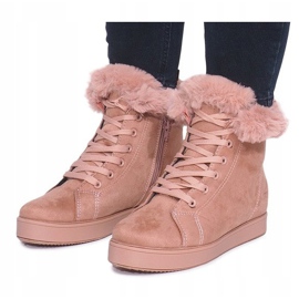 Baskets Chaudes XY-288 Rose 4