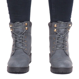 Bottes chaudes B9817-KB Gris 2