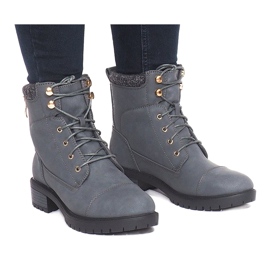 Bottes chaudes B9817-KB Gris 3
