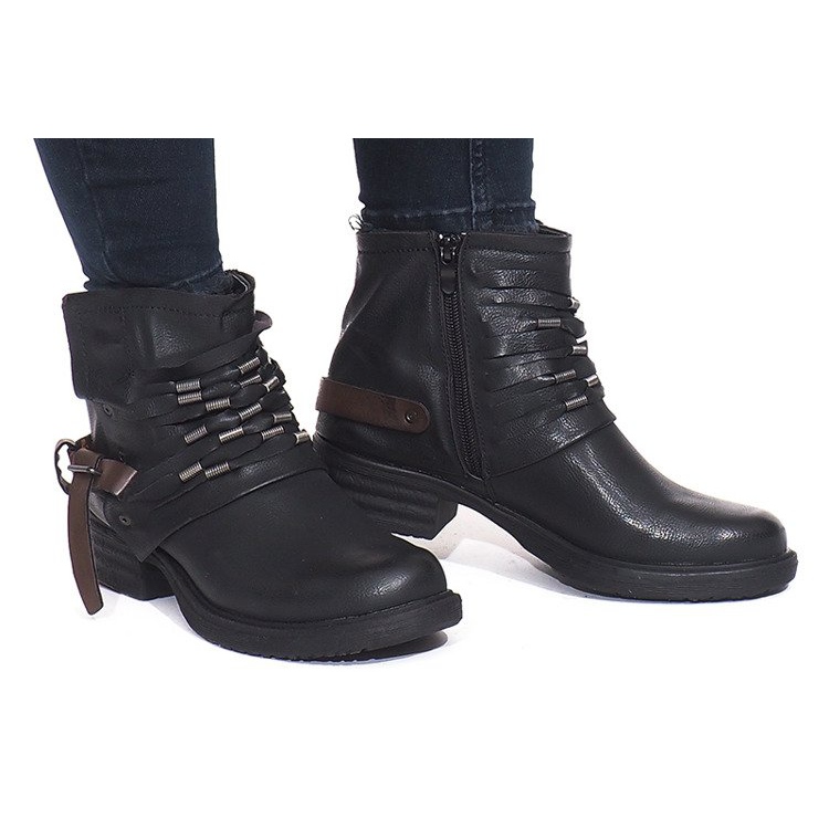 Bottes chaudes FM567 Noir le noir 1
